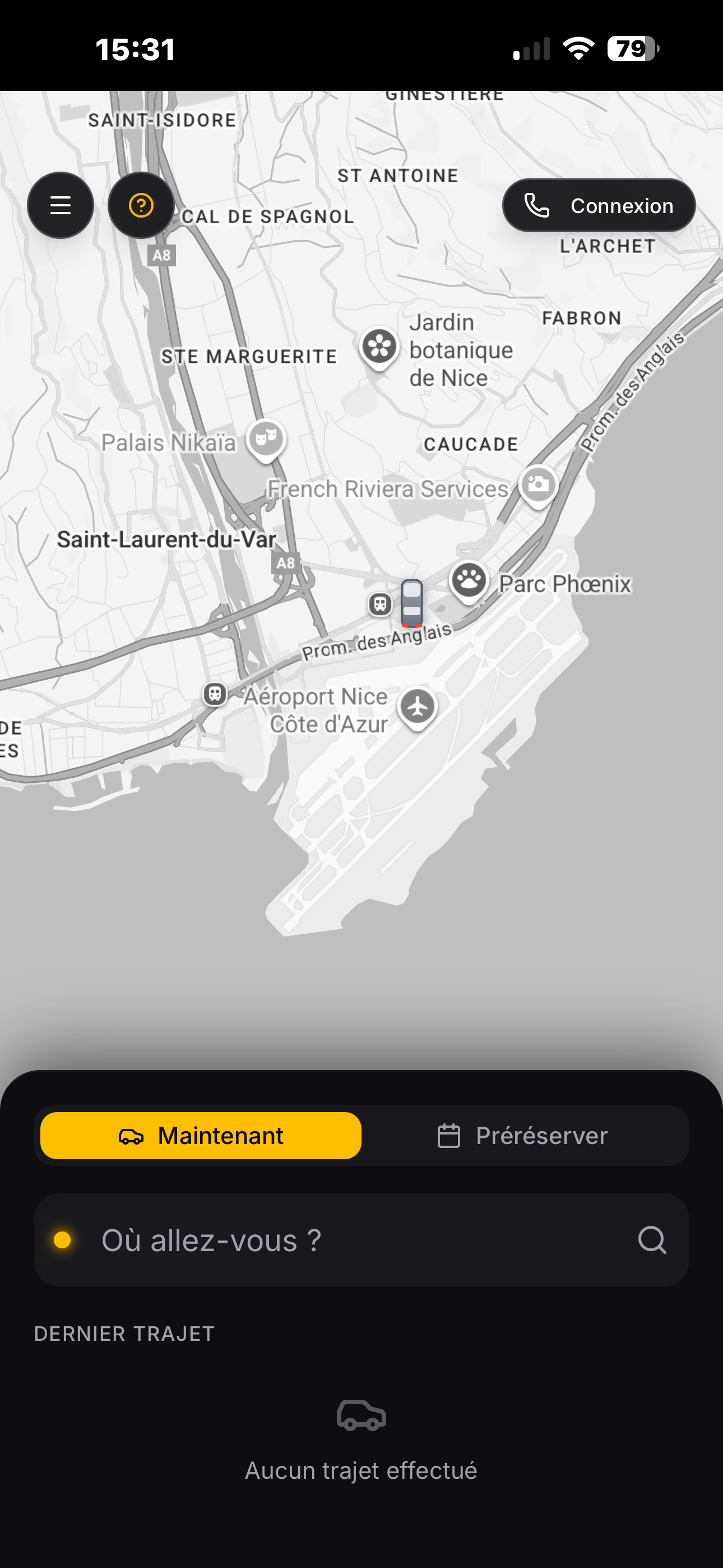 Application Client TaxiApp